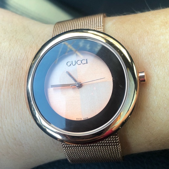 Gucci Authentic Rose Gold Watch Women 